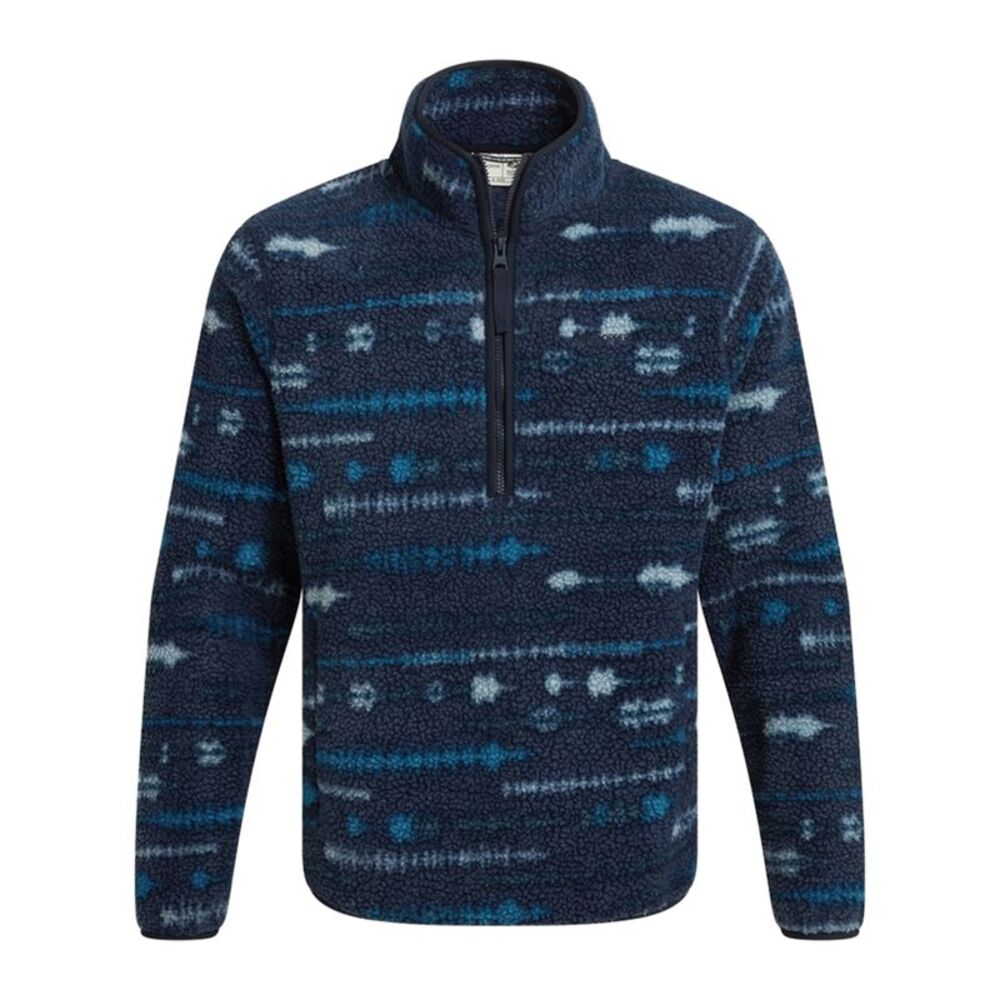Craghoppers Mens National Trust Rawthey Fleece Top / Blue Navy